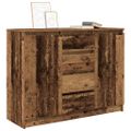 vidaXL Komoda so zásuvkami staré drevo 100,5x35x76 cm kompozitné drevo