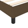 vidaXL Posteľný rám s boxspringom tmavohnedá 140x200 cm látka