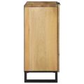 vidaXL Servírovacia skriňa Prírodná 60 x 33,5 x 75 cm