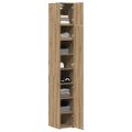 vidaXL Úložný kabinet so policami Dub artisan 30 x 42,5 x 225 cm