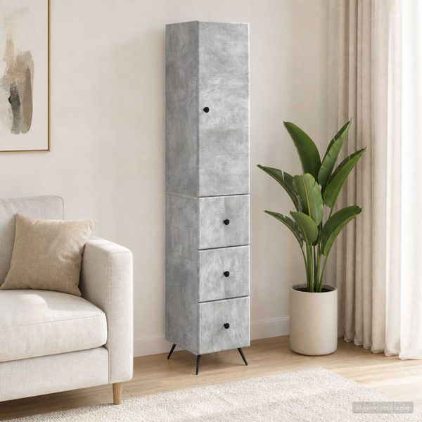 vidaXL Sada skríň 2 ks 34,5 x 34,5 x 90 cm Kompozitné drevo
