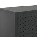 vidaXL Vysoká skrinka antracitová 80x35x135 cm oceľ