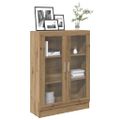 vidaXL Knižnica dub artisan 82,5x30,5x115 cm kompozitné drevo