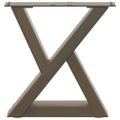 vidaXL Nohy konferenčného stolíka 2 ks, prírodná oceľ, 40 x (30-31,3) cm, oceľ