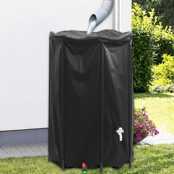 vidaXL Nádrž na vodu s kohútikom skladacia 1000 l PVC