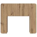vidaXL Čelo postele skrinka Dub artisan 80 cm Kompozitné drevo