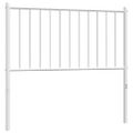 vidaXL Kovové náhradné čelo postele biele 90 cm