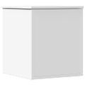 vidaXL Úložný box biely 40x42x46 cm kompozitné drevo
