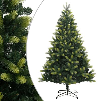 vidaXL Umelý výklopný vianočný stromček so stojanom 240 cm