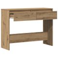 vidaXL Konzolový stolík dub artisan 100x35x76,5 cm kompozitné drevo