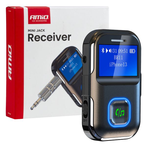 BT prijímač na mini-jack AMiO-04659