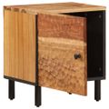 vidaXL Nočné stolíky 2 ks 40x33x46 cm akáciový masív