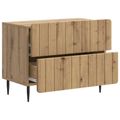 vidaXL Nočný stolík Dub artisan 62 x 34,5 x 49,5 cm Kompozitné drevo