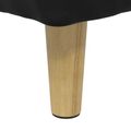 vidaXL Ottoman s Úložným Priestorom Čierny 40 x 40 x 45 cm Zamat