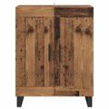vidaXL Servírovacia skriňa Staré drevo 69,5 x 34 x 90 cm