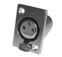 Zdierka MIC panel kov 3PIN