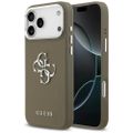 Púzdro Guess Grained Big 4G Classic Logo pre iPhone 17 Pro Max hnedá
