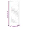vidaXL Dvierka skriniek Louvred Design 2 ks Biela 61,5x29,5 cm