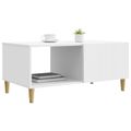 vidaXL Konferenčný stolík Biela 90 x 50 x 40 cm Kompozitné drevo