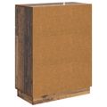 vidaXL Servírovacia skriňa so zásuvkou Staré drevo 66 x 34,5 x 87 cm