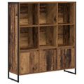 vidaXL Knižnica 99,5 x 30 x 108 cm Kompozitné drevo Staré drevo