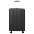 vidaXL Kufor so zámkom Čierna 50 x 30 x 76 cm ABS plast