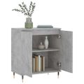 vidaXL Komoda betónovo sivá 60x35x70 cm spracované drevo