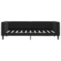 vidaXL Denná posteľ s matracom čierna 90x190 cm zamat