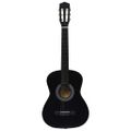 vidaXL Klasická gitara pre začiatočníkov s taškou čierna 3/4 36"