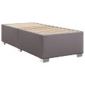 vidaXL Boxspring posteľ s matracom sivá 100x200 cm umelá koža