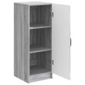 vidaXL Servírovacia skriňa Sivá sonoma 33 x 34,5 x 87 cm