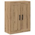 vidaXL Highboard 2 ks Remeselný dub 69,5 x 34 x 180 cm