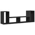 vidaXL TV stolíky 2 ks čierne 75 x 30 x 50 cm cm kompozitné drevo