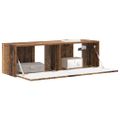 vidaXL TV nástenná skriňa Nástenný Staré drevo 98 x 31 x 29,5 cm