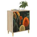 vidaXL Příborník ZAANDAM Tlač lesa 66 x 36,5 x 75 cm Kompozitné drevo