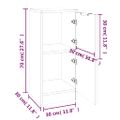 vidaXL Komoda dub sonoma 30x30x70 cm spracované drevo
