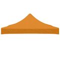 vidaXL Strecha na párty stan 3x3 m, oranžová 270 g/m²