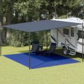 vidaXL Koberec do stanu 400x500 cm modrý HDPE