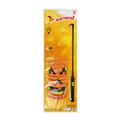 Lampión Halloween tekvica 15 cm so svietiacou paličkou 40 cm