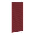 vidaXL Plisovaná roleta bordová červená 100x200 cm šírka látky 99,4 cm polyester