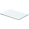 vidaXL Poličky 2 ks panel z priehľadného skla 40x20 cm