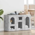 vidaXL Servírovacia skriňa ELST Betónová šedá 100 x 35 x 59 cm
