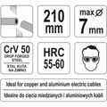 Kliešte štípacie bočné 210 mm