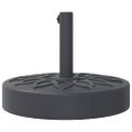 vidaXL Podstavec pod slnečník pre Ø38/48 mm tyče 25 kg kruh