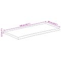 vidaXL Stolová doska 140x60x2,5 cm živý okraj masívne mango