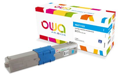 OWA Armor toner kompatibilný s OKI 46471103, 7000st, modrá/cyan