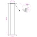 vidaXL Roleta Príroda 70 x 220 cm Bambus