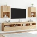 vidaXL TV skrinky s LED svetlami 2 ks dub sonoma 40,5x30x60 cm