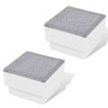 Podlahové LED svetlá 100 x 100 x 68 mm 2 ks