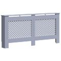 vidaXL Kryt na radiátor antracitový 172x19x81,5 cm MDF